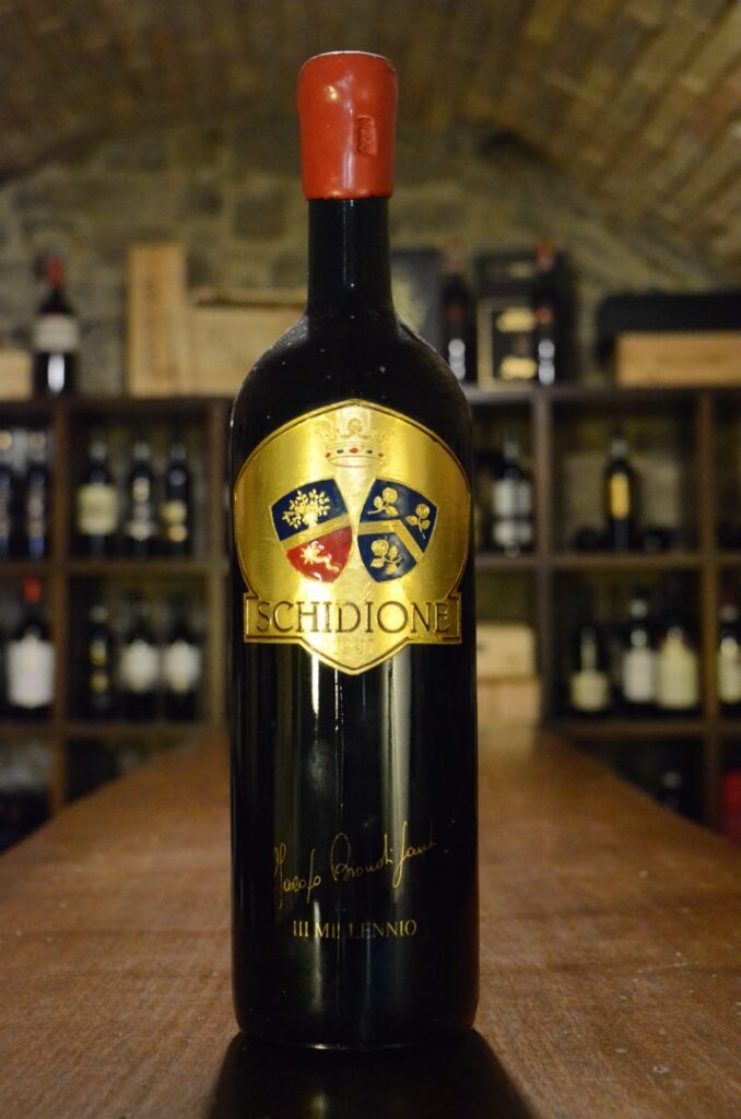 Schidione Magnum etichetta oro Biondi Santi 1997